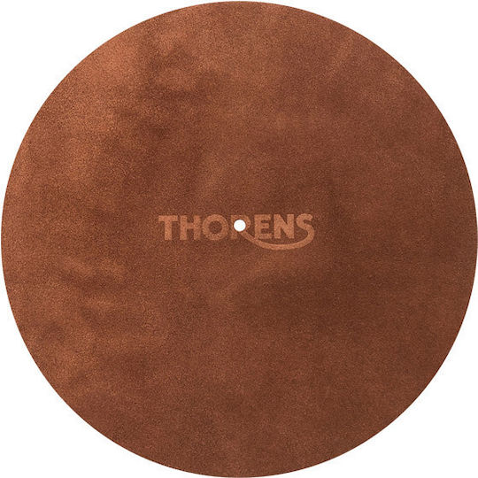 Thorens Κάλυμμα Πλατό Δέρμα Suede Καφέ