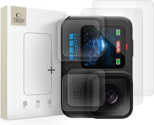 Tempered Glass Tech-protect Glass Fit+ 2-set Gopro Hero 9 10 11 12 Clear