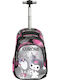 Graffiti School Bag Trolley Elementary, Elementary Multicolour with Water Bottle Holder