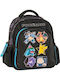 Graffiti Schulranzen Rucksack Kindergarten Schwarz