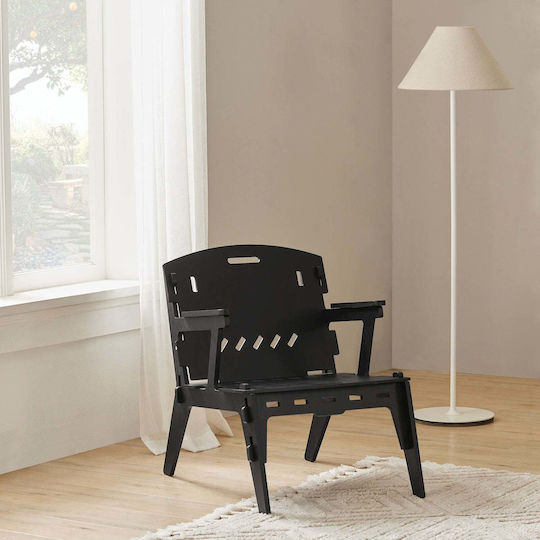 Scaune Bucătărie Lemn Pliabile Black 1buc 55x70x72buc