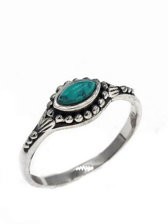 Amalfi Accessories Damen Ring mit Steinen aus Silber