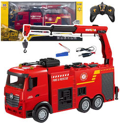 Huina Toys Τηλεκατευθυνόμενο Πυροσβεστικό Όχημα Κόκκινο