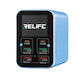 Relife с 4 USB-A порта и 2 USB-C порта 72W Power Delivery / Quick Charge 3.0 Син (Q4)