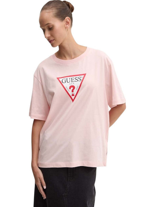 Guess Women's Oversized T-shirt Pink