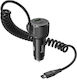 Hoco Încărcător Auto 50W cu Porturi: 1xUSB 2xType-C împreună cu Cablu Type-C Negru Culoare