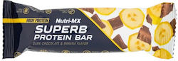 Nutri-MX Superb Protein Bar Μπάρα Πρωτεΐνης με Γεύση Μαύρη Σοκολάτα Μπανάνα 60gr Nutri-MX Superb Protein Bar Μπάρα Πρωτεΐνης με Γεύση Μαύρη Σοκολάτα Μπανάνα 60gr