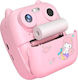 D8 Γοργόνα Kinderkamera 2MP mit Thermodruck Optischer Zoom 8x Rosa