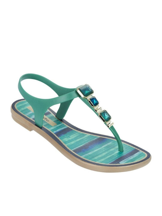 Flache Sandalen für Damen Anatomisch in Beige Farbe