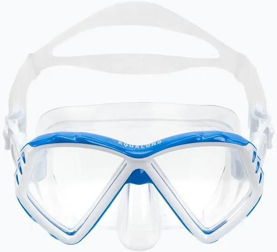 Aqualung Kinder Tauchmasken Silikon mit Schnorchel Blau