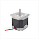 Nema 23 Stepper Motor Bipolar 1.8deg 1.26 Nm 178.04oz.in 2.8A 57x57x56mm 4 Wires Stepper Motor Nema 23