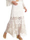 Maxi Skirt White
