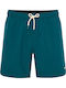 Men's Swimwear Shorts Dark Sea Petrol Blue FBM011-001-16-Dark Sea