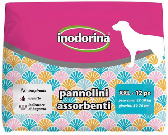 Πανάκια Μιας Χρήσης Inodorina 50 + 70 Cm 12 Μονάδες