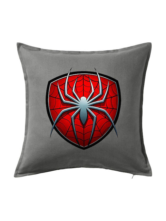Spider-man Μαξιλάρι Καναπέ Γκρι 100% Βαμβάκι Πε...