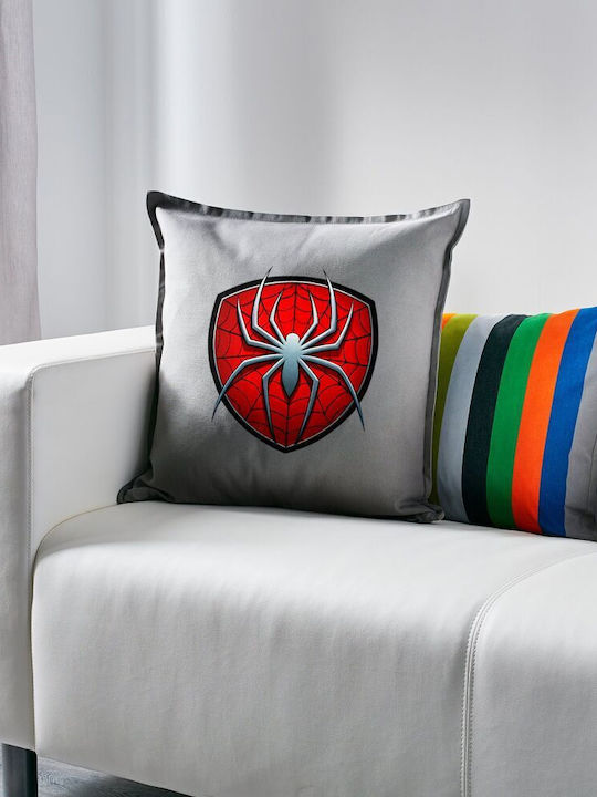 Spider-man Възглавница Канапе Сив 100% Памук Съ...