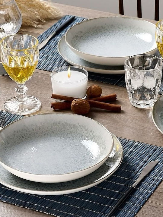 Cryspo Trio White Porcelain Dinnerware Set 20pcs