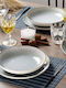Cryspo Trio White Porcelain Dinnerware Set 20pcs
