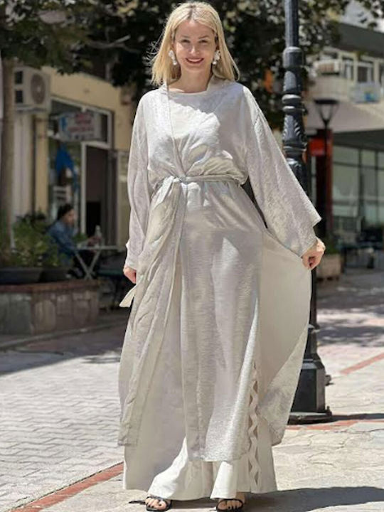 Damen Kimono Silver