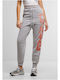 Παντελόνι Φόρμας με Λάστιχο Grey Melange/salmon