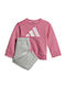 Детски Комплект Анцуг С Блуза Pink Fusion/Clear Pink/White 2 Бройки Essentials