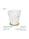 GloboStar Ceramic White Flower Pot 20x20x21cm