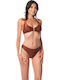 Set Bikini Triunghi Maro