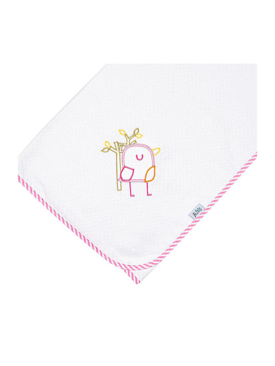 Bunny Bebe Bird Πάνα Αγκαλιάς Πικέ Bird 90x90εκ.