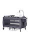 Chipolino Laufstall 2 Ebenen mit Matratze Gray