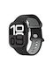 Spigen Nano Pop Strap Silicone Black (Apple Watch 6, 7, 8, 9, 10, SE, Ultra 1, 2)