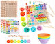 Minge Natural Wood Beads din Lemn