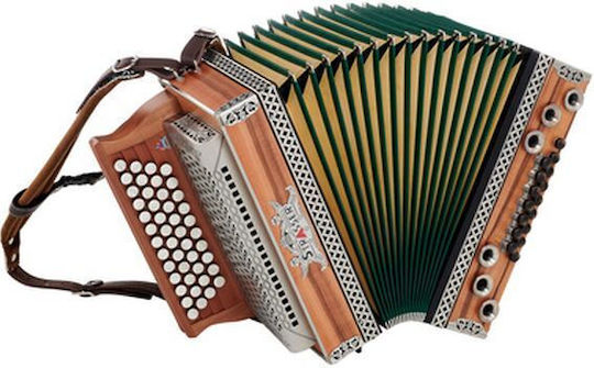 Strasser Professional G C F Bb Apple Acordeon