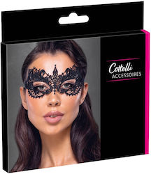 Cottelli Collection Blindfold BDSM Mask in Black Color