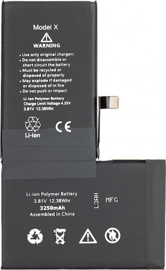 Retail Kompatibler Ersatzakku 3250mAh für Apple iPhone X