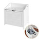 SoBuy Cabinet de baie L50xA53xÎ34.5cm Alb