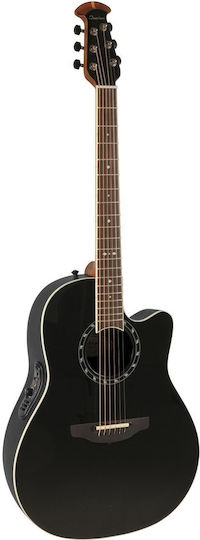 Ovation Ηλεκτροακουστική Κιθάρα Standard Balladeer Deep Contour Cutaway Μαύρο 2771ax-5-g