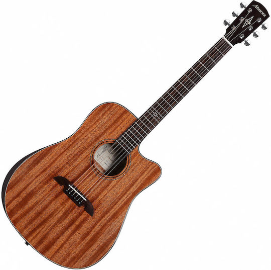 Alvarez Artist Elite Adm66cear Dreadnought Semi-Acoustic Guitar Mahogany