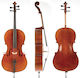 Gewa Cello Allegro-vc1 1/2 Set Up Case Bow Massaranduba Larsen Aurora Strings
