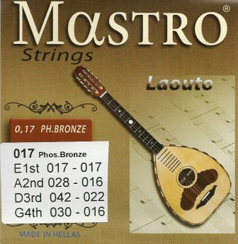 Kretischer Laute Saiten Set Phosphor-Bronze 017