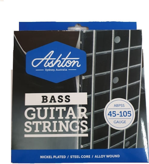 Ashton Bs45105 045-105 Set 4 Strings Electric Bass
