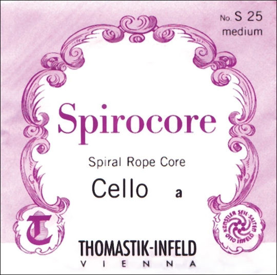 Thomastik-Infeld Cello Strings 4/4 Spirocore Spiral Core Medium S31