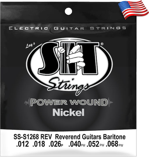 Sit Ss-s1268 Reverend Baritone Σετ Χορδές Ηλεκτρικής Made In Usa