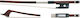 Gewapure Bass Bow Ebony Head French Model 1/4