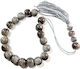 Glass Worry Beads Black 1.2cm