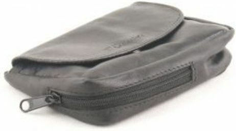 Leather Tobacco Pipe Case Kouros Model 8605 Black