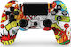 Doubleshock Ασύρματο Gamepad για PS4 Πολύχρωμο