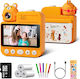 Kids Camera 14MP with Thermal Printing Orange