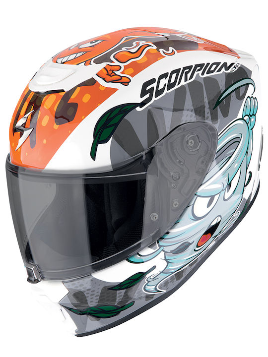 Scorpion Exo-Jnr Air The 4elements White/Blue/O...