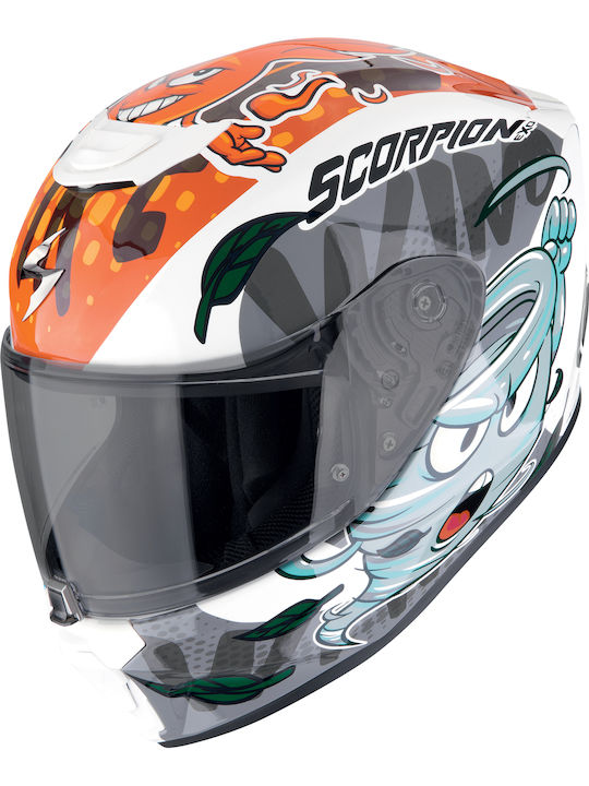 Scorpion Exo-Jnr Air The 4elements Бяло/Синьо/О...