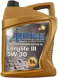 Alpine Longlife III Öl 5W-30 5Es